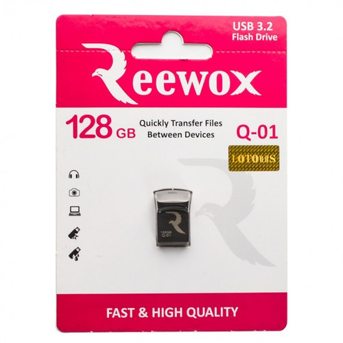 فلش مموری ۱۲۸ گیگ ریوکس | Reewox Q01+ USB Flash Drive 128GB